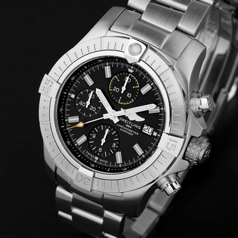 breitling avenger glasboden|Breitling chronograph.